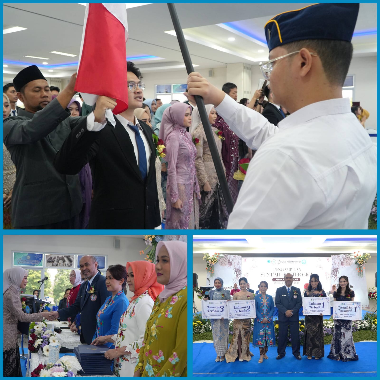 Pengambilan Sumpah dan Pelantikan Dokter Gigi Baru Angkatan ke-82 Fakultas Kedokteran Gigi Universitas Hang Tuah