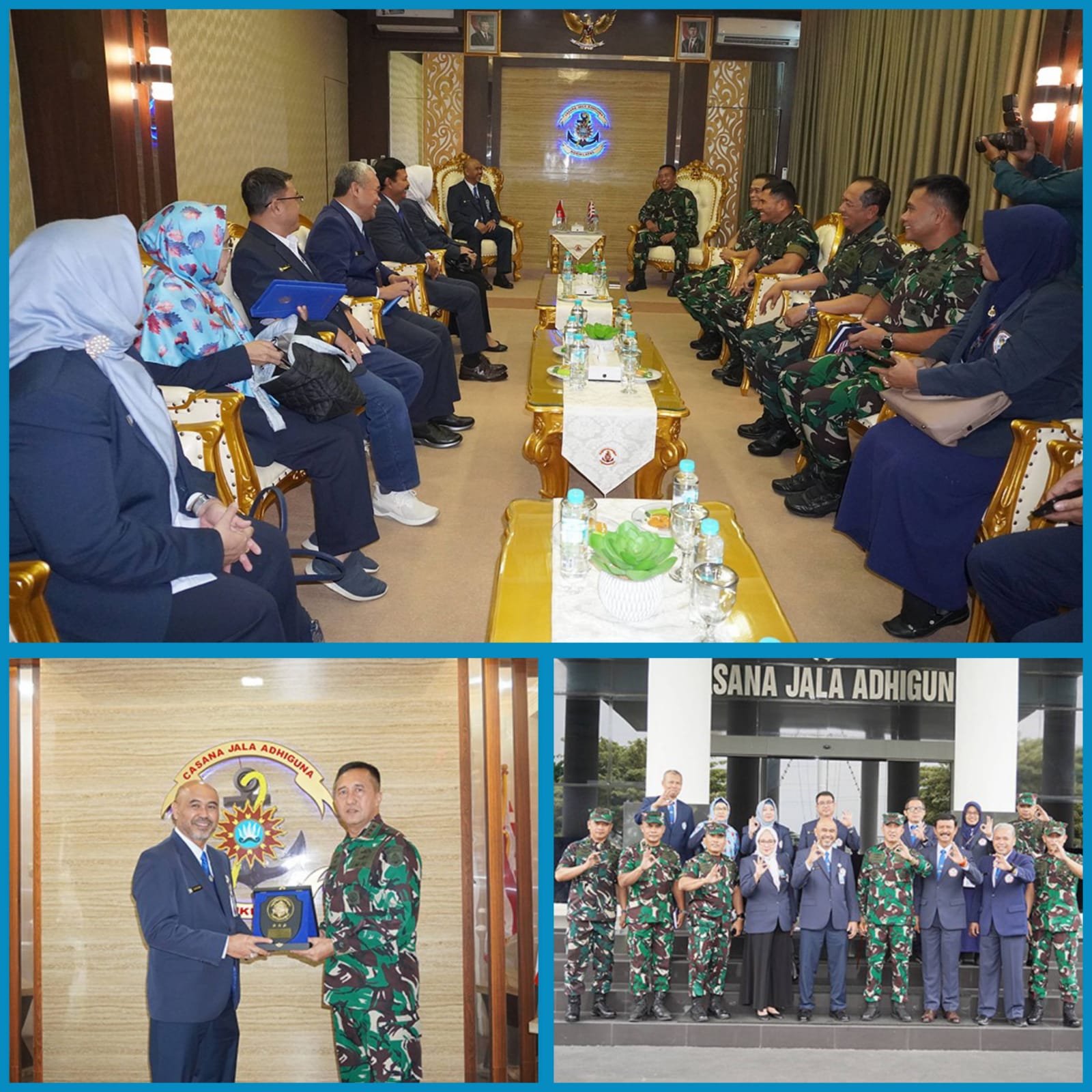 Perkuat Sinergi Pendidikan dan Pengembangan SDM, Rektor UHT Lakukan Courtesy Call ke Dankodiklatal
