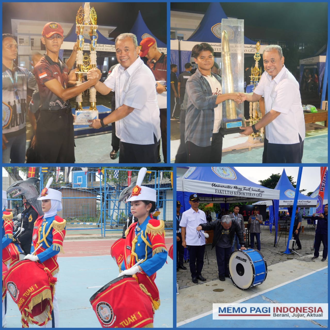 Fakultas Vokasi Pelayaran Universitas Hang Tuah Surabaya Sukses Gelar LKBB dan Drumband Military Style Se-Jatim
