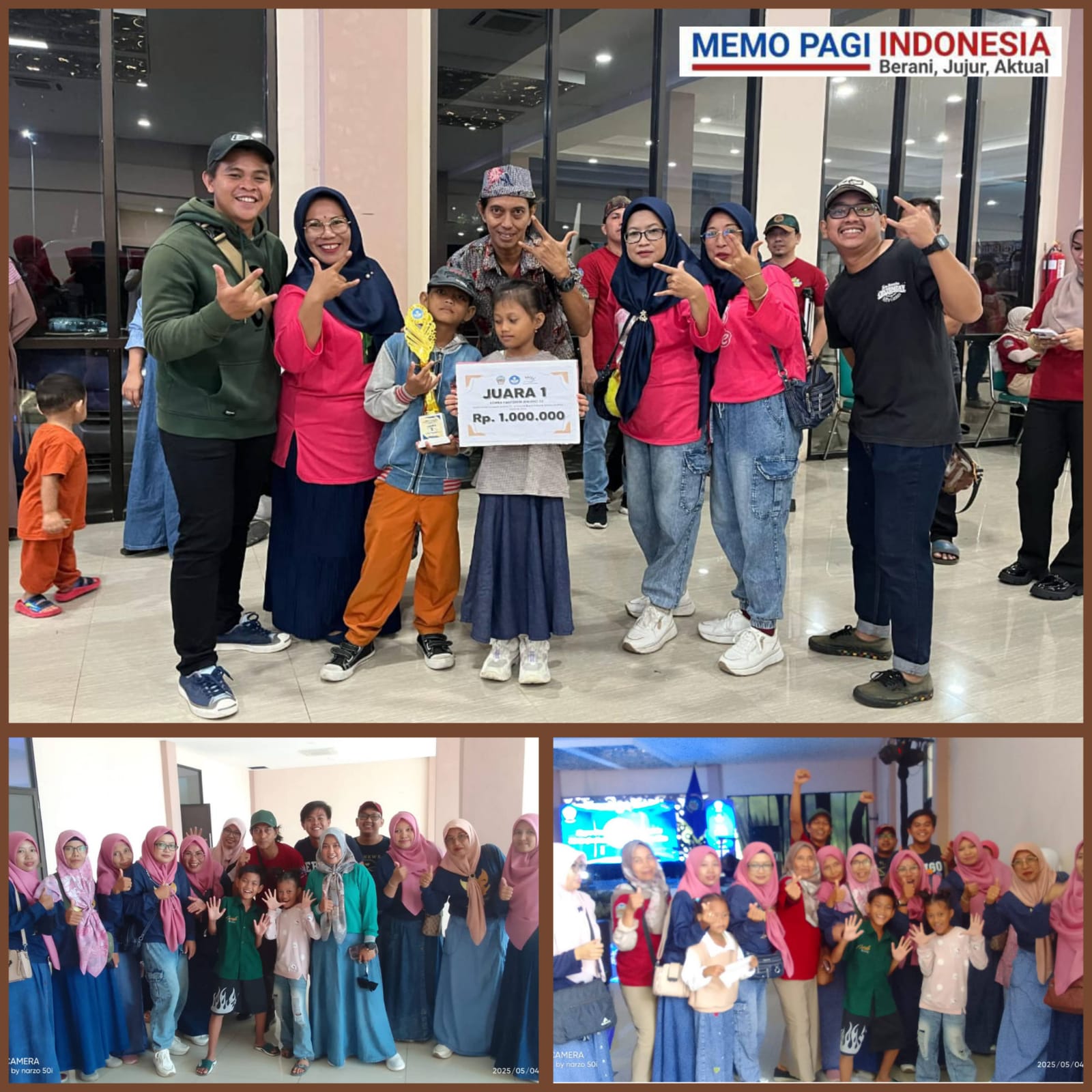 Siswa UPTD SD Negeri Pejagan 3 Bangkalan Berhasil Raih Juara 1 Lomba Pantomim Hardiknas 2025