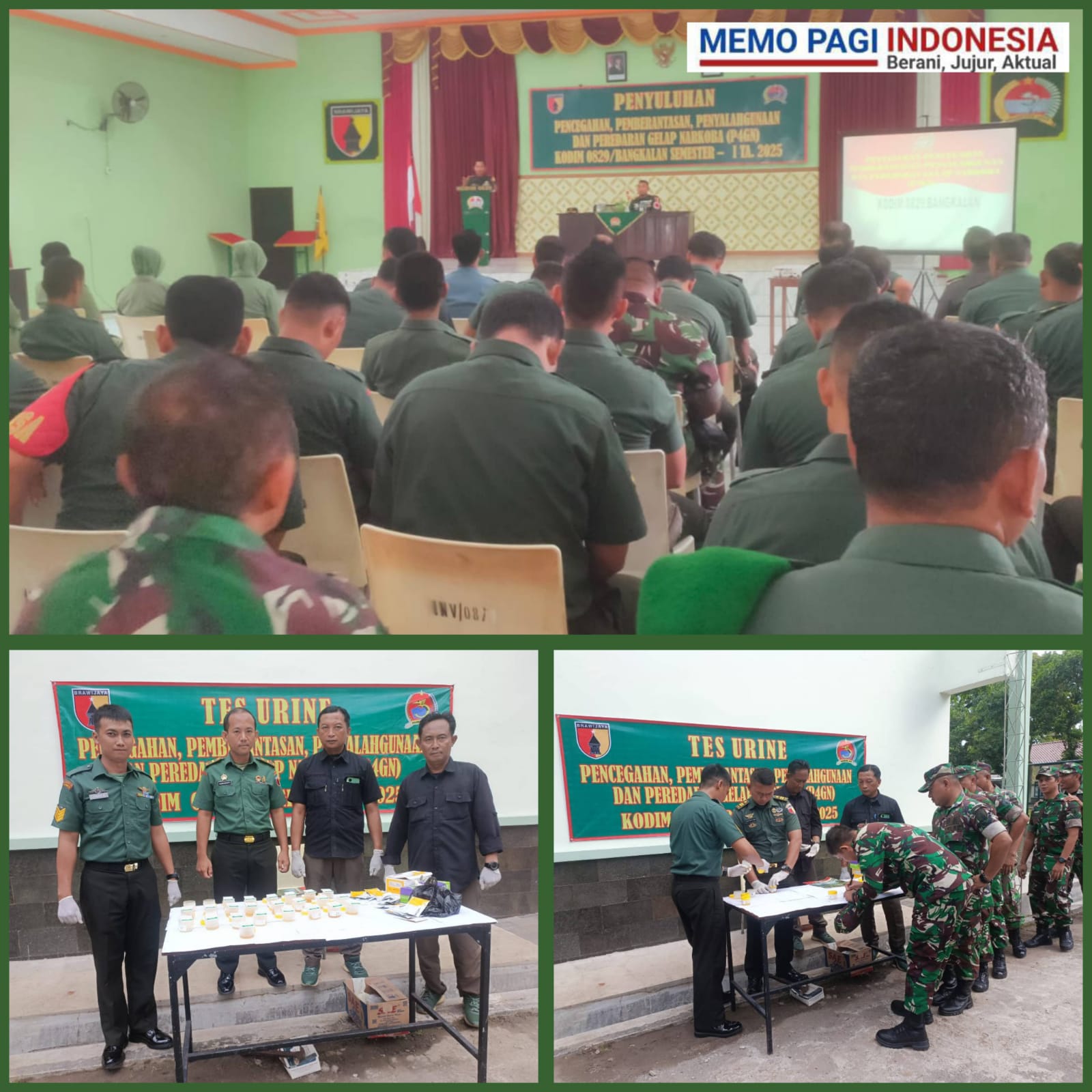 Perangi Narkoba, 160 Personel Kodim 0829/Bangkalan ikuti Penyuluhan P4GN.