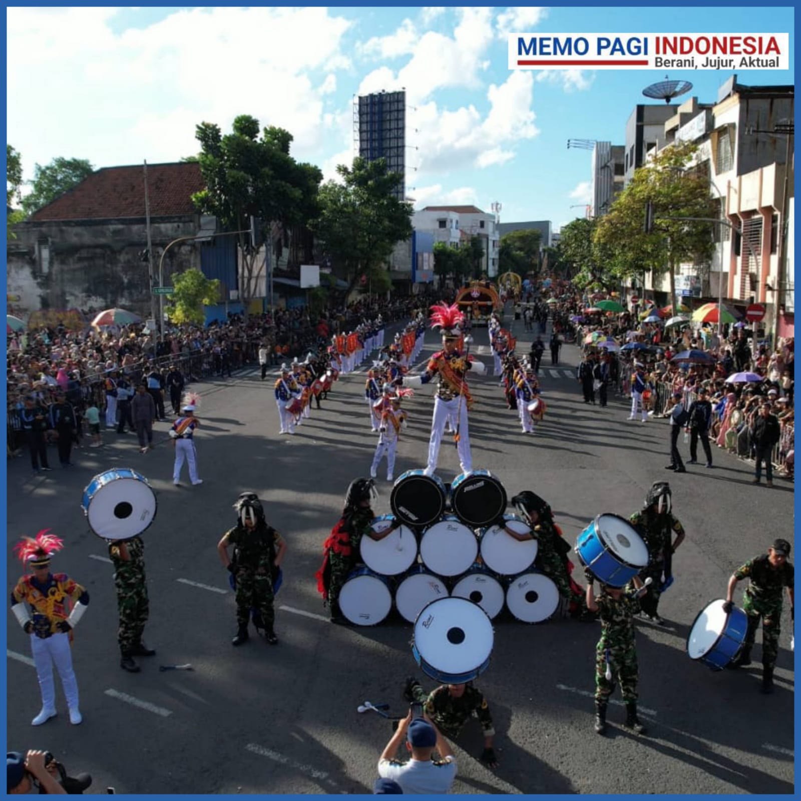 Meriahkan Hari Jadi Kota Surabaya ke-732, Danlantamal V Hadiri Parade Surabaya Vaganza Tahun 2025