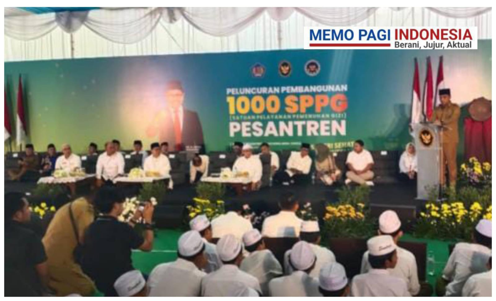 Bupati Bangkalan: Peluncuran 1000 SPPG di Ponpes. Syaichona Kholil Jadi Titik Balik Pemenuhan Gizi Santri