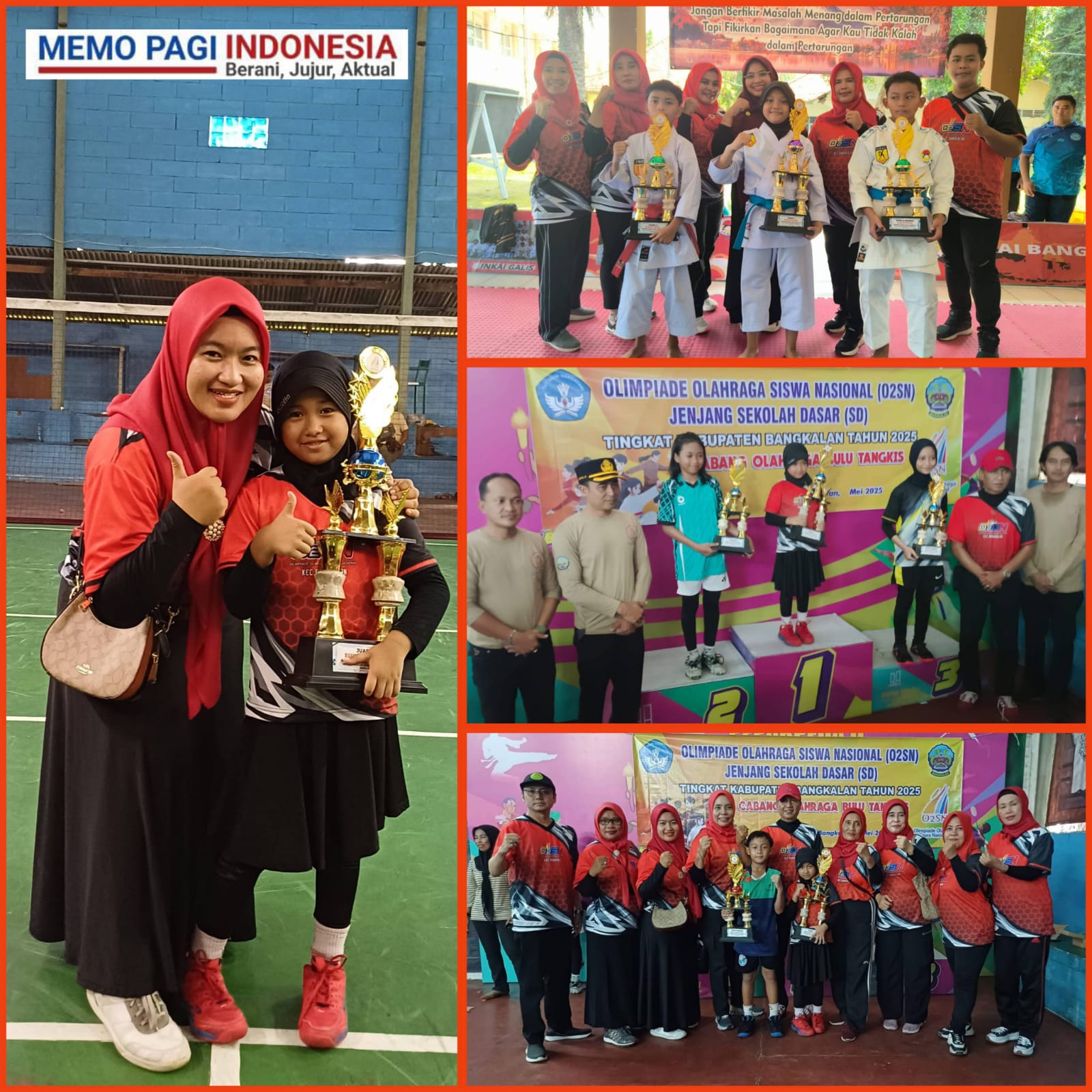 Kecamatan Bangkalan Memborong Piala di Ajang O2SN Tingkat Kabupaten, Torehkan Prestasi Dalam Talenta Tahun 2025