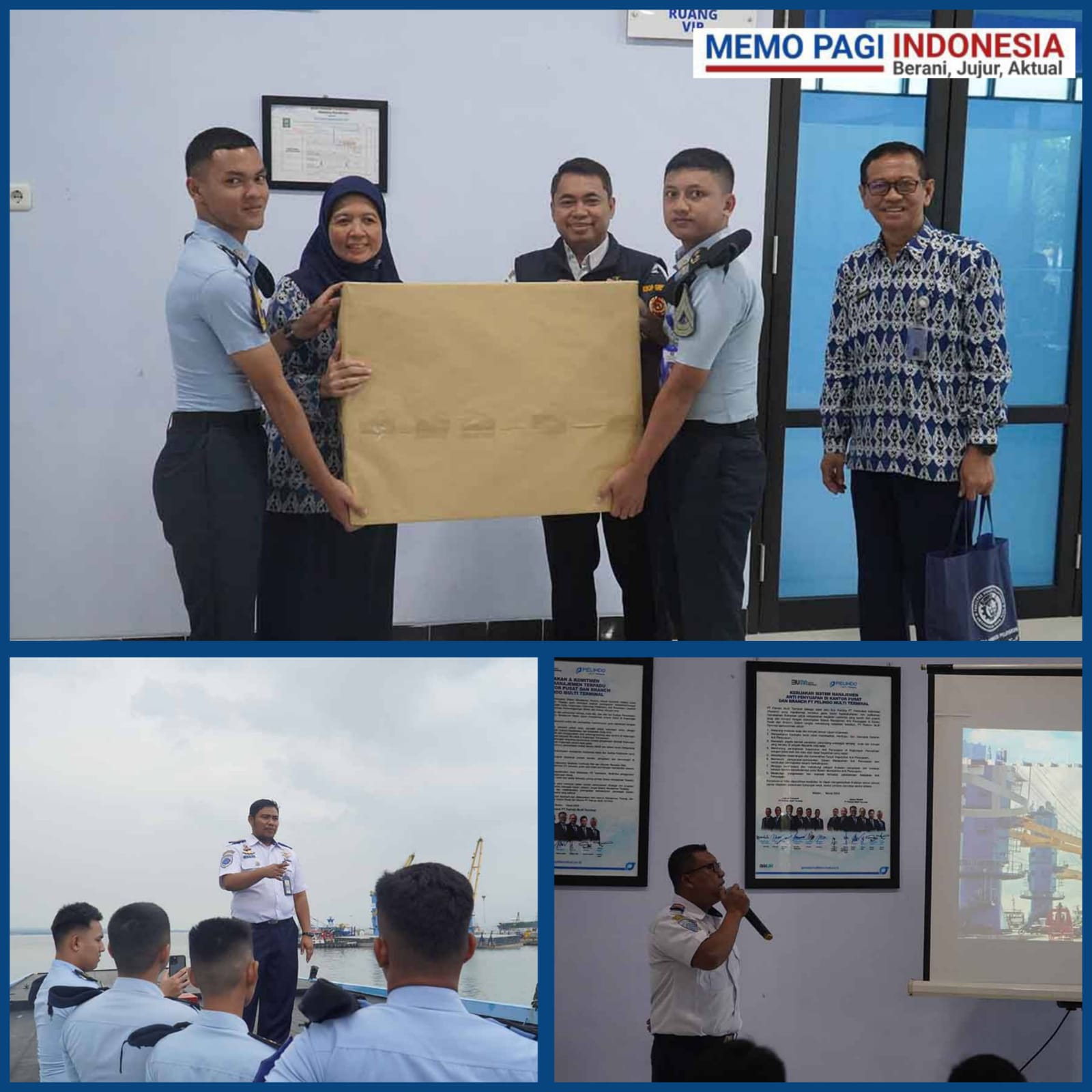 Taruna Universitas Hang Tuah Dalami Sistem Navigasi Lewat Kunjungan Edukatif ke KSOP Gresik