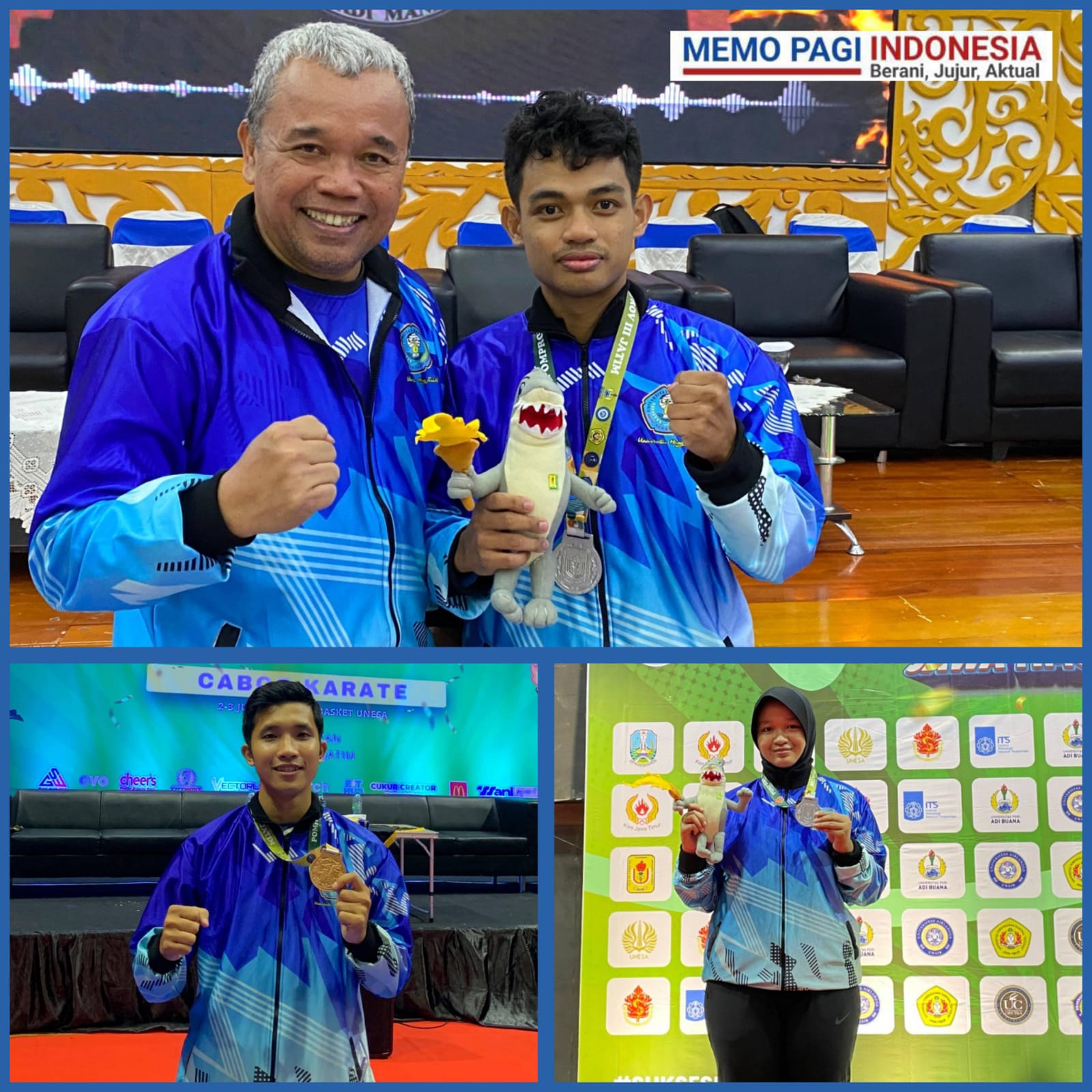 Cetak Prestasi di POMPROV III Jatim, Universitas Hang Tuah Bawa Pulang Tiga Medali