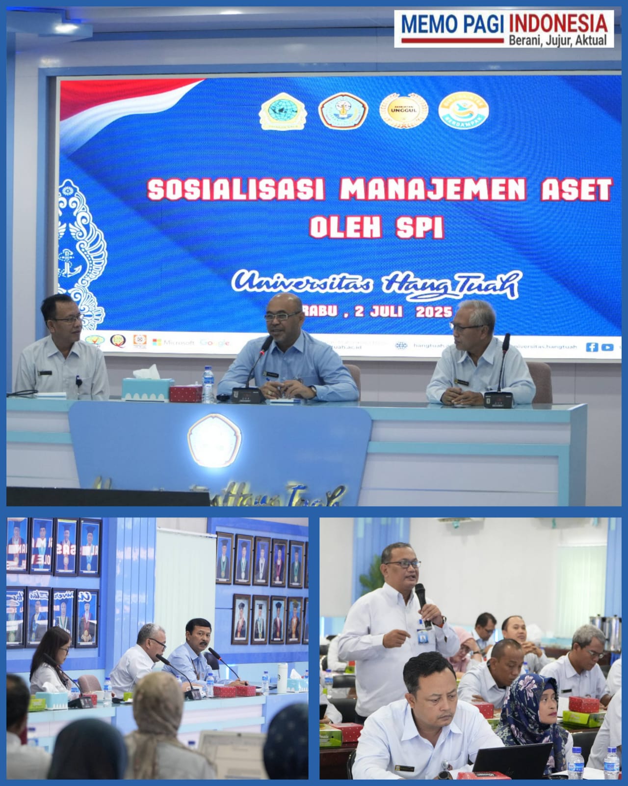 Universitas Hang Tuah Gelar Sosialisasi Manajemen Aset Bersama Satuan Pengawasan Internal