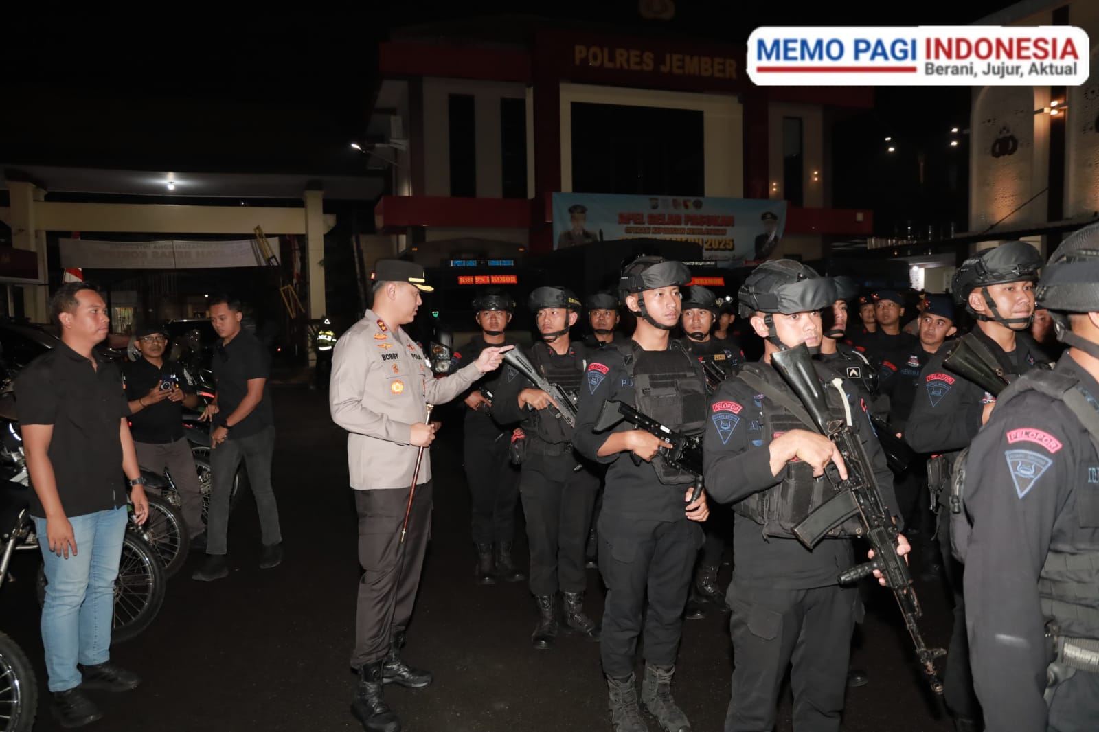 Harkamtibmas Polres Jember Gelar KRYD Cegah Aksi Kejahatan Jalanan