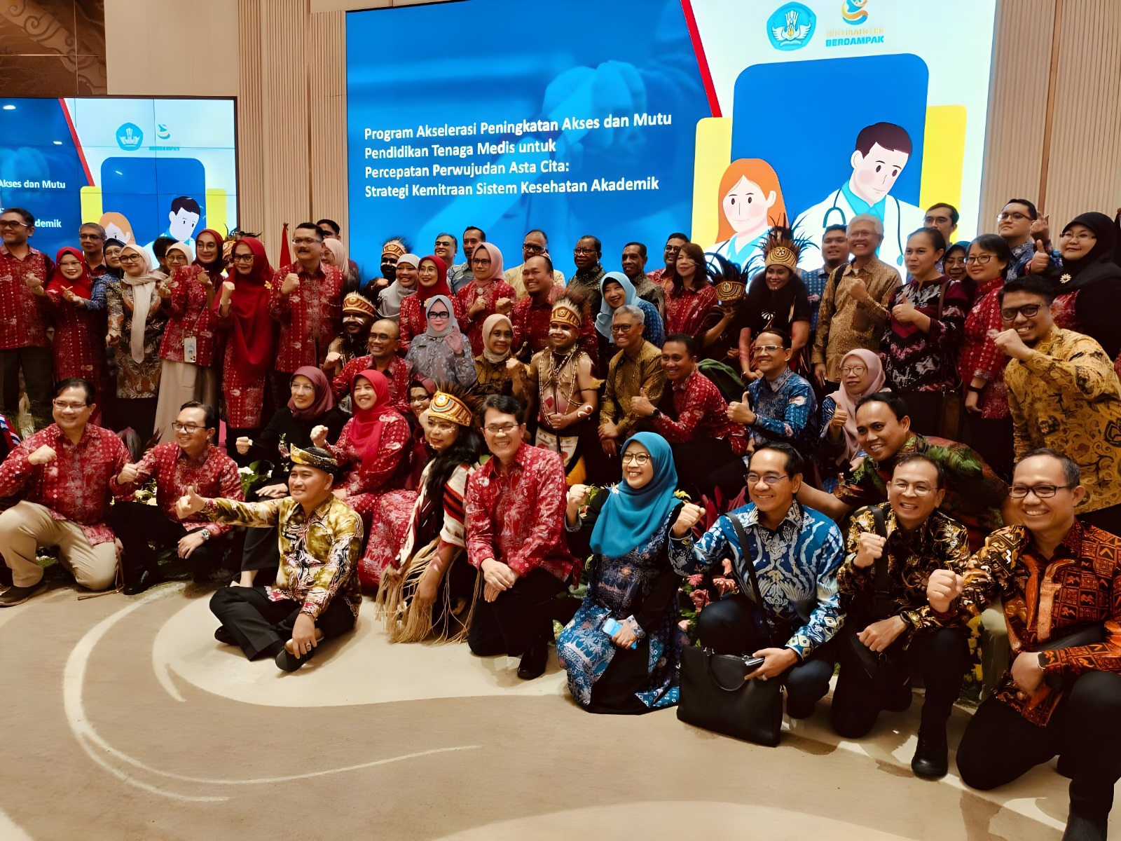 Wakil Rektor I UHT Hadiri Peluncuran Program Akselerasi Peningkatan Akses dan Mutu Pendidikan Tenaga Medis untuk percepatan perwujudan Asta Cita : Strategi Kemitraan Sistem Kesehatan Akademik