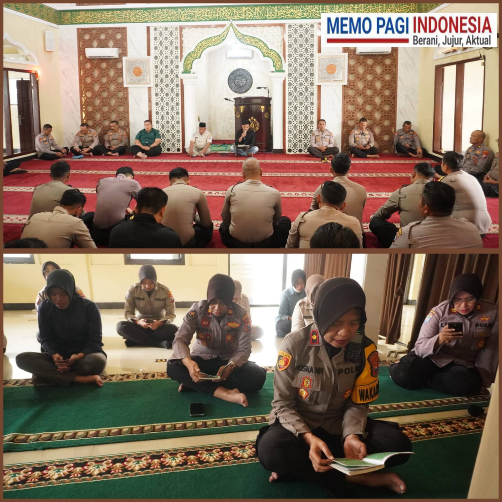 Wakapolres Bangkalan “Gelar Kegiatan Binrohtal Tuk Seimbangkan Antara Tugas Duniawi dan Kewajiban Akhirat”