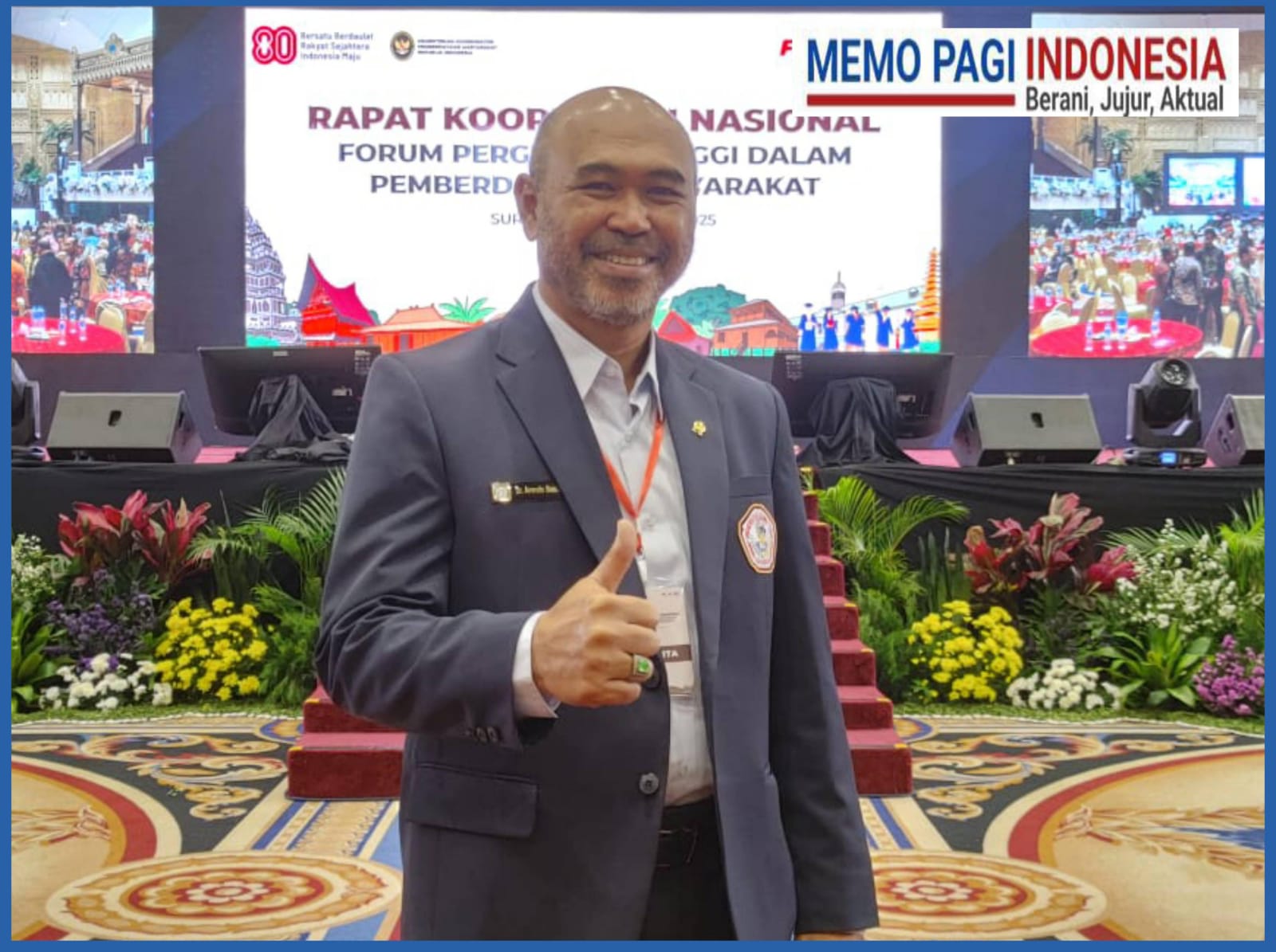 Rektor UHT Hadiri Rakornas Forum Perguruan Tinggi untuk Pemberdayaan Masyarakat, Dukung Pengentasan Kemiskinan Ekstrem