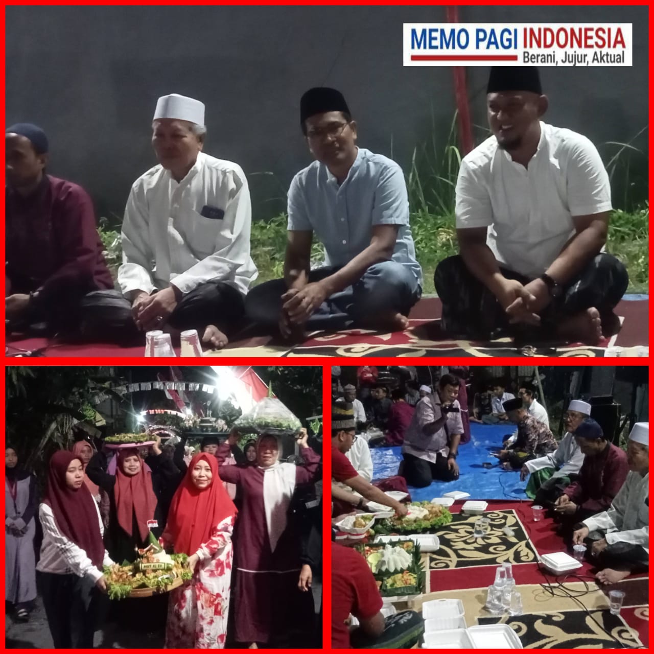 Kekompakan Warga RT 02 RW 03 di Malam Tasyakuran Rayakan HUT RI ke-80 dengan Semangat Guyub