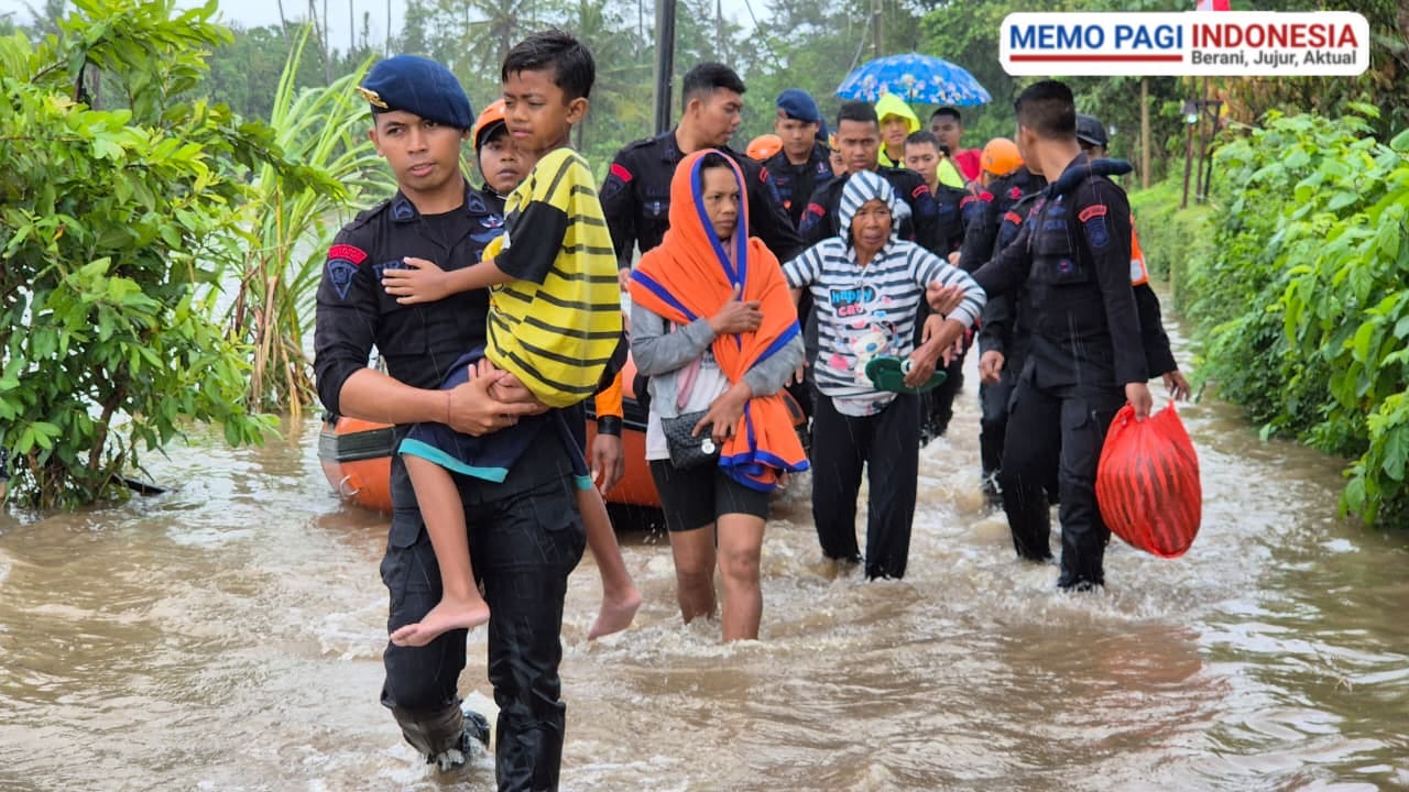 Banjir dan Longsor melanda Bali, Polri Kerahkan Personel Bantu Penanganan