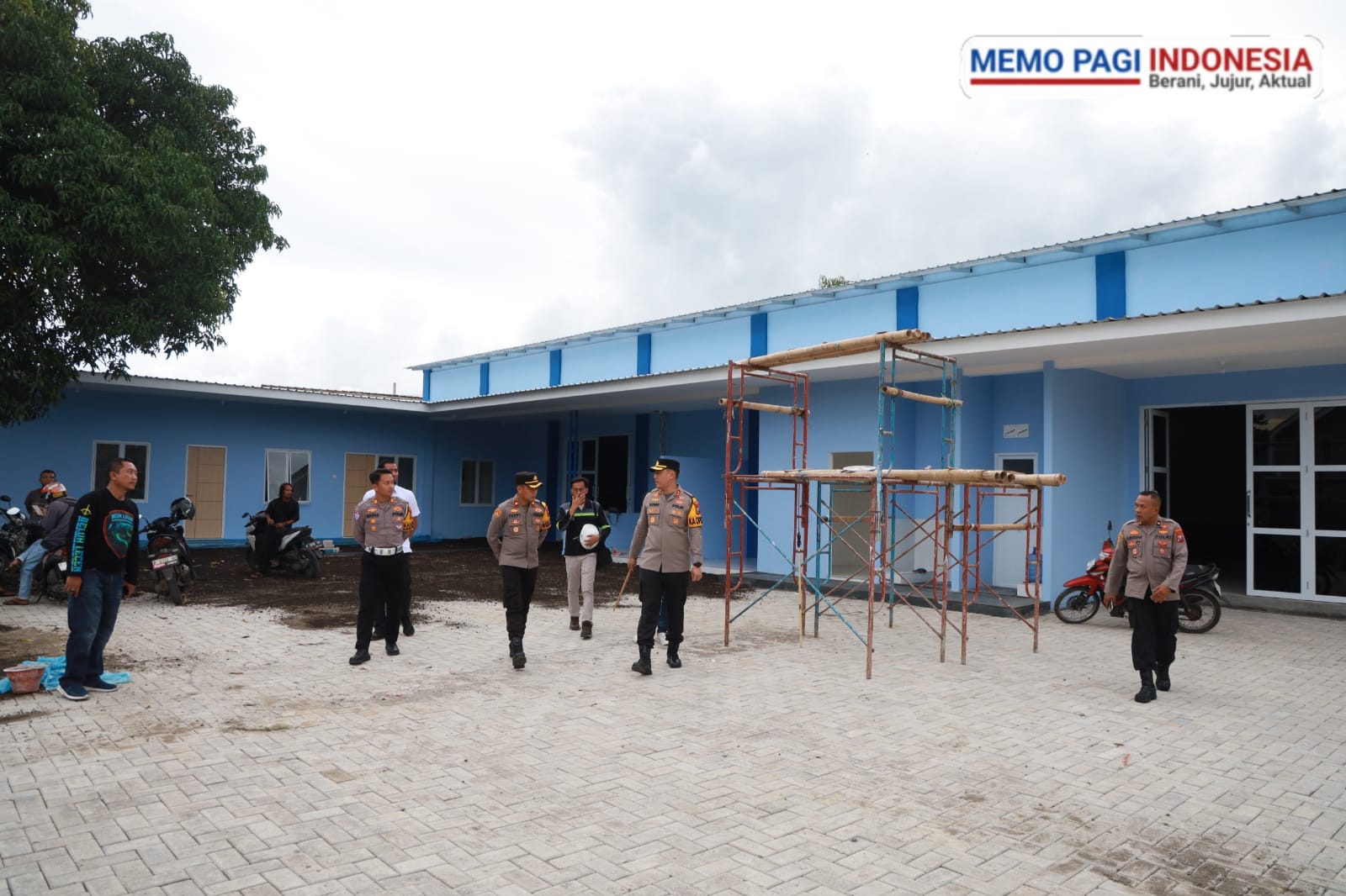 Kapolres Jember Tinjau Perkembangan Pembangunan SPPG Di Mayang— Progres Sudah Capai 80%
