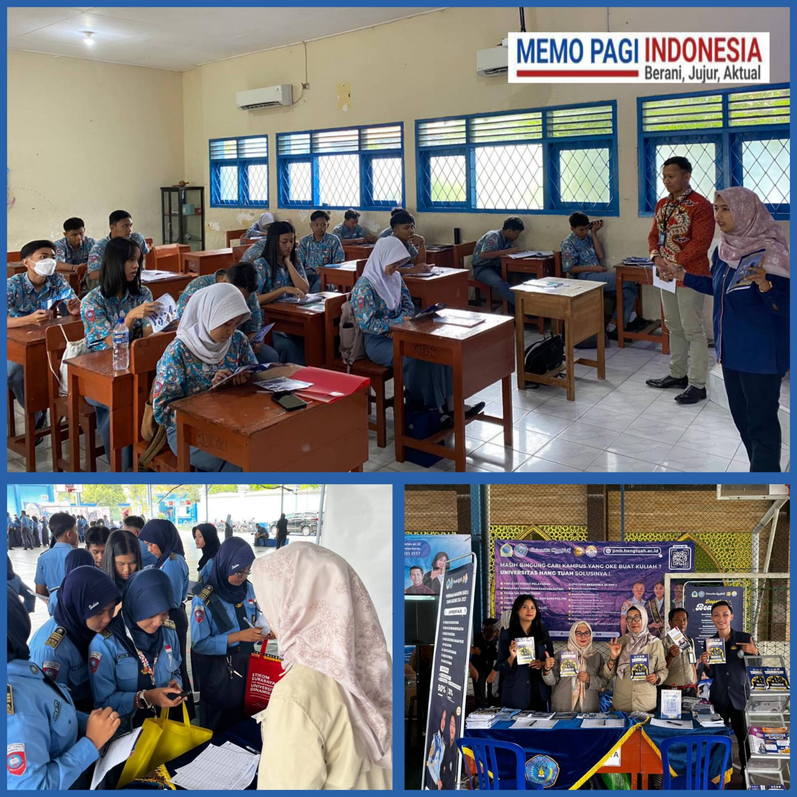 Universitas Hang Tuah Surabaya Perkuat Sinergi Pendidikan di Campus Expo SMA Hang Tuah 1 Surabaya