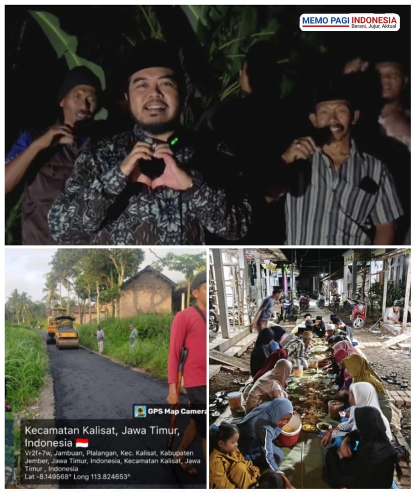 Pemdes Plalangan Bersama Masyarakat Mengucapkan Rasa Sukur dan Adakan Tasyakuran, Kepada Gus Bupati Jember