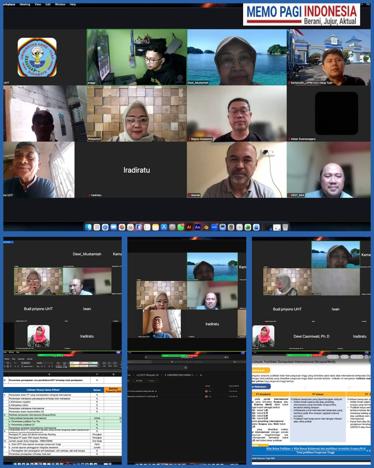 Universitas Hang Tuah Dipercaya Wakili PTS LLDIKTI VII dalam Penandatanganan Arah Kinerja Perguruan Tinggi 2026