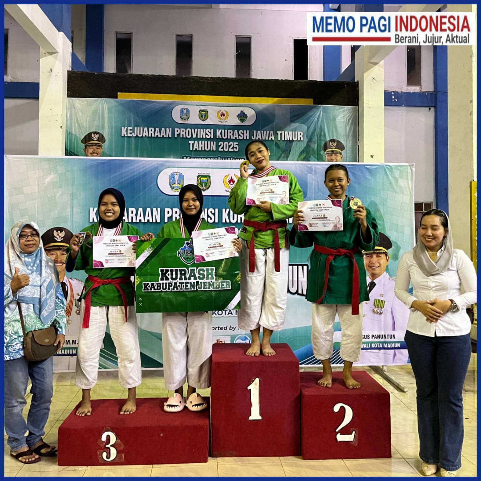 Mahasiswi UHT Raih Juara I Kejurprov Kurash Jatim 2025