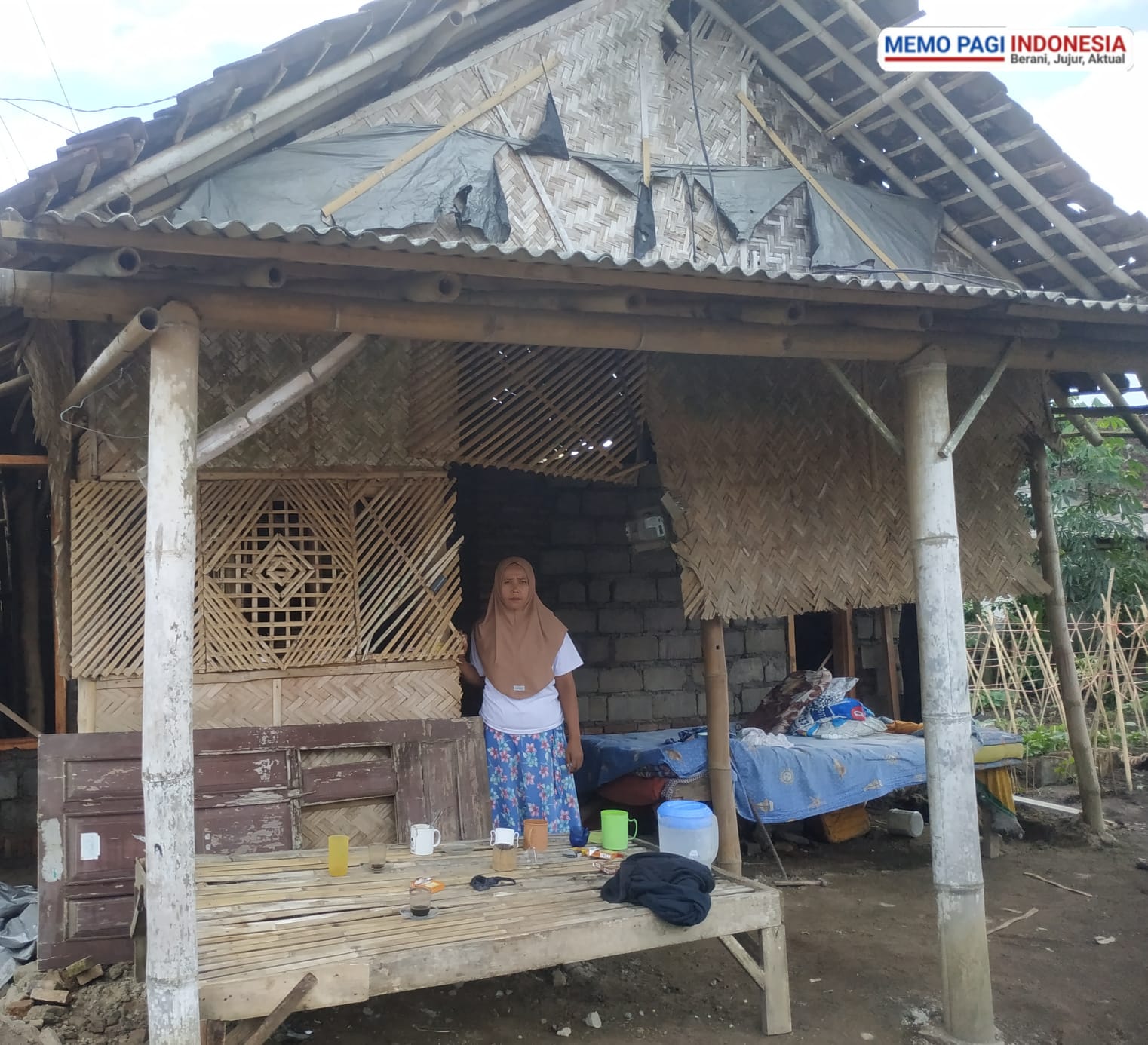 Siti Nur Hasanah Warga Desa Mrawan Berharap Sentuhan Pemerintah,Tempat Tinggal Tergolong Tidak Layak Huni