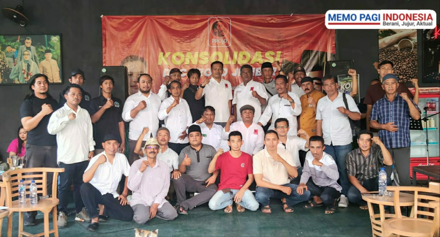 Jumantoro Terpilih Sebagai Ketua DPC Projo Jember Secara Aklamasi